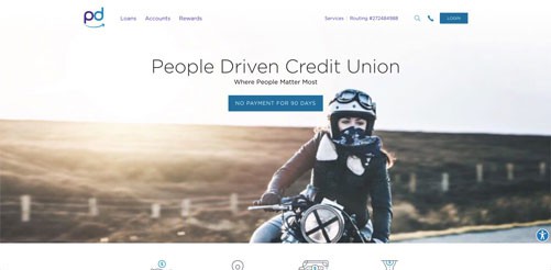 Portfolio Site People Driven Credit Union